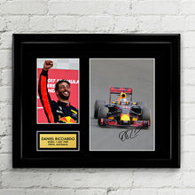 Daniel Ricciardo - Red Bull Racing - Formula One F1 Autograph Signed Poster Art Print Artwork