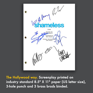 Shameless Signed Script Screenplay Autograph Reprint - William H Macey - Emmy Rossum - Ethan Cutkosky - Frank Fiona Gallagher