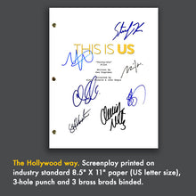 This is Us TV Signed Script Screenplay Autograph Reprint - Milo Ventimiglia - Mandy Moore - Chrissy Metz - Justin Hartley