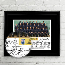 England Football 2018 Fifa World Cup Russia National Team Squad - RPT Signed Autograph Soccer - The Three Lions, Harry Kane, Alli, Sterling