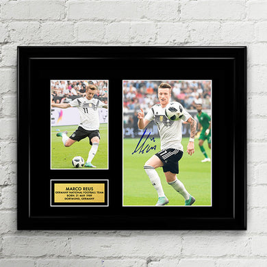 Marco Reus - Germany National Football Team - Fifa World Cup 2018 Signed Poster Art Print Artwork - Marco Reus